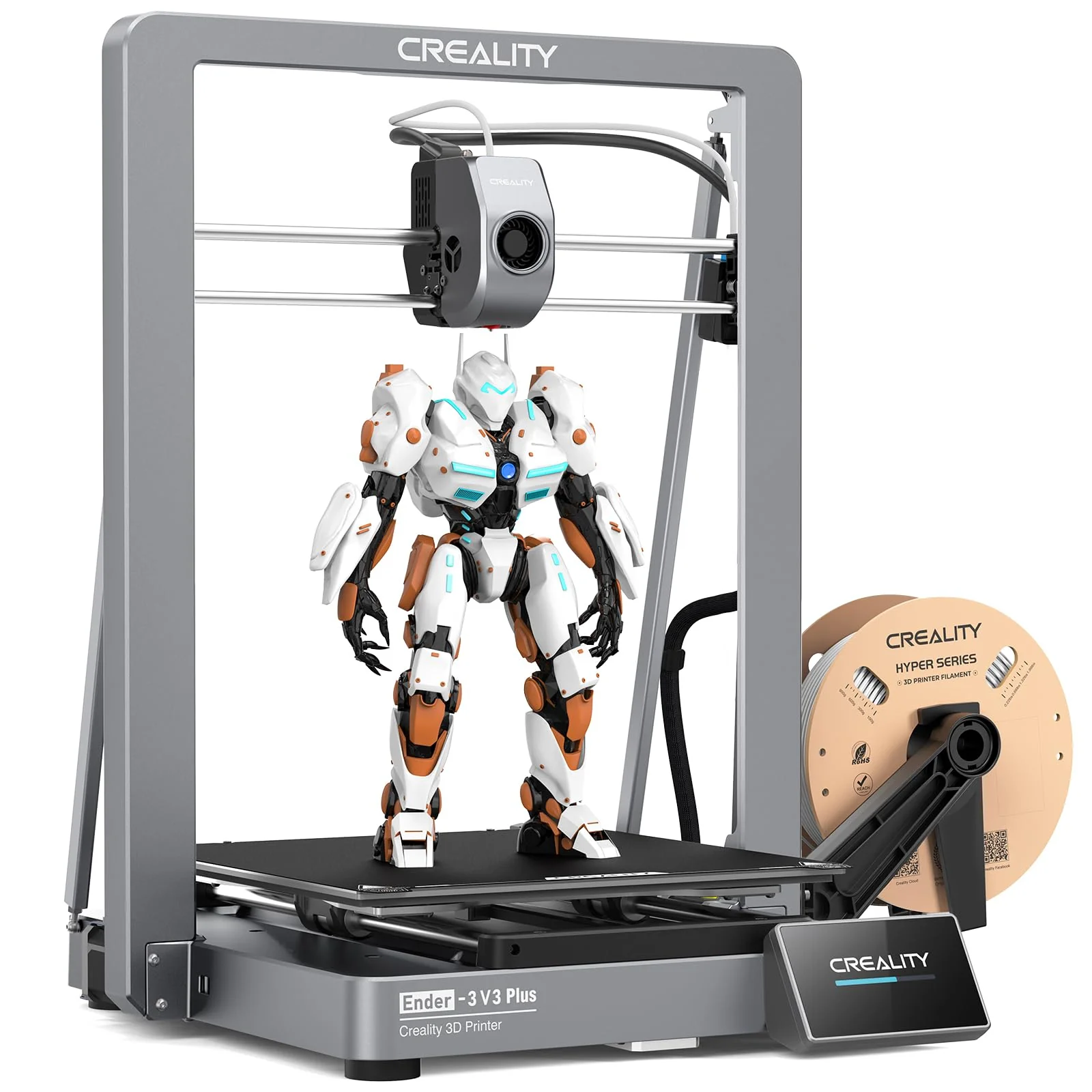 3D Printer Creality Ender 3 V3 Plus CoreXZ 600mm/s Speed Tri-Metal Nozzle - Image 2