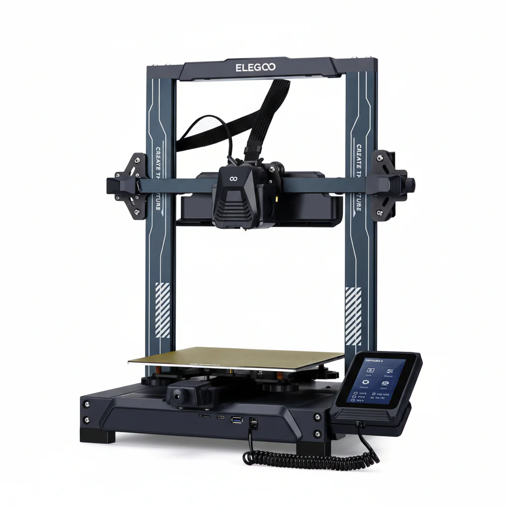 3D Printer Elegoo Neptune 4 , removable LCD Touchscreen , printing speed up to 500 mm/s , Large Building Volume , ELG-50.201.012300