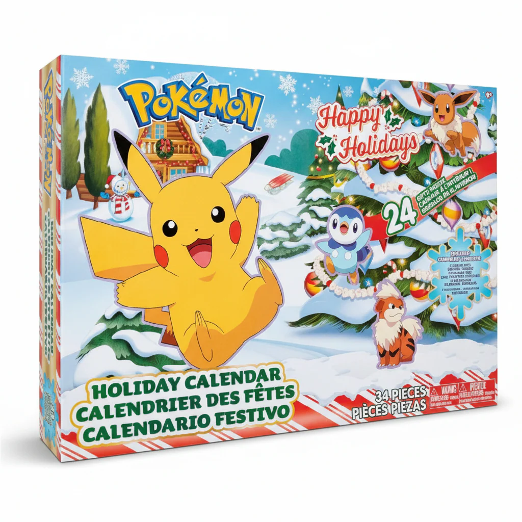 Advent Calendar Pokémon Battle Figure Holiday Countdown