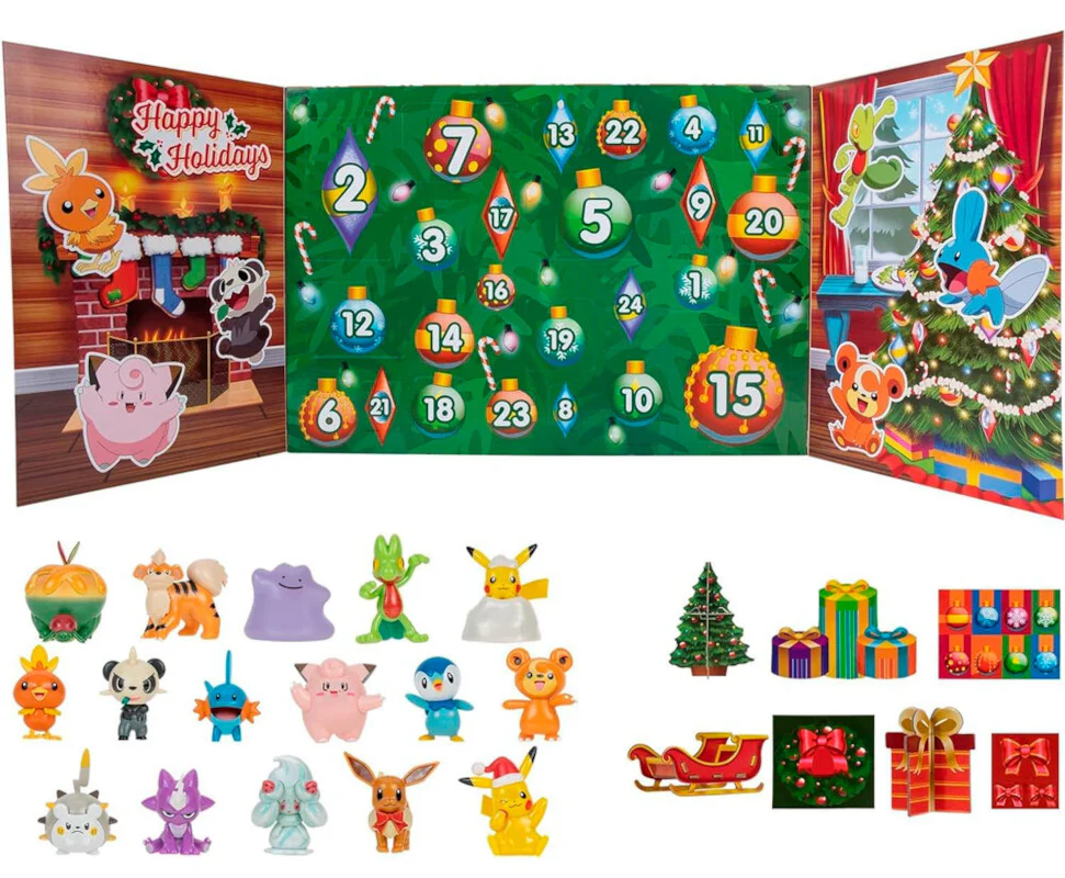 Advent Calendar Pokémon Battle Figure Holiday Countdown - Image 3