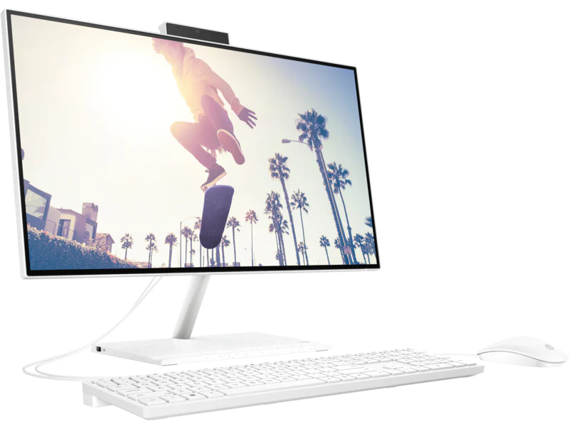 AIO PC 23.8" HP 24-CB1307NH , 23.8" FHD Touch 1920x1080p IPS AG , Intel Core i5-1235U (10C/2P+8E 12T) up to 4.4GHz , 8GB RAM 1x8GB 3200Mhz DDR4 , 512GB PCIe NVMe M.2 SSD