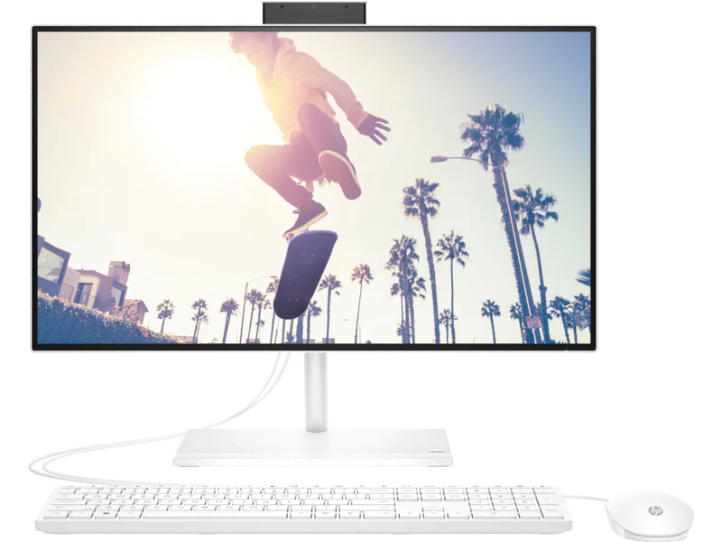 AIO PC 23.8" HP 24-CB1307NH , 23.8" FHD Touch 1920x1080p IPS AG , Intel Core i5-1235U (10C/2P+8E 12T) up to 4.4GHz , 8GB RAM 1x8GB 3200Mhz DDR4 , 512GB PCIe NVMe M.2 SSD - Image 3