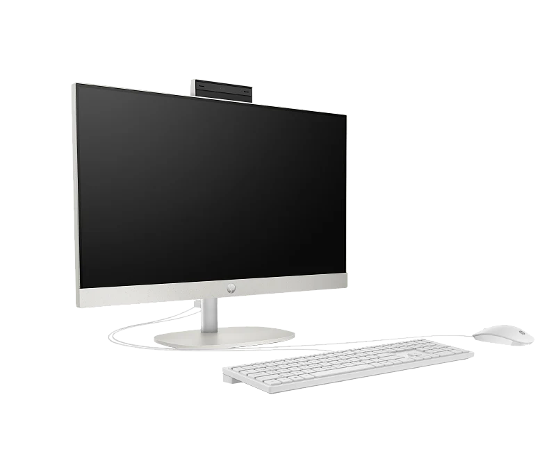 AIO PC 23.8" HP 24-CR0012NH , FHD 1920x1080p IPS 250nits AG 99%sRGB , Intel Core i5-1335U (10C/2P+8E 12T) up to 4.6GHz , 8GB RAM 3200Mhz DDR4 , 512GB SSD M.2 NVMe PCIe , White , 93F49EA - Image 2