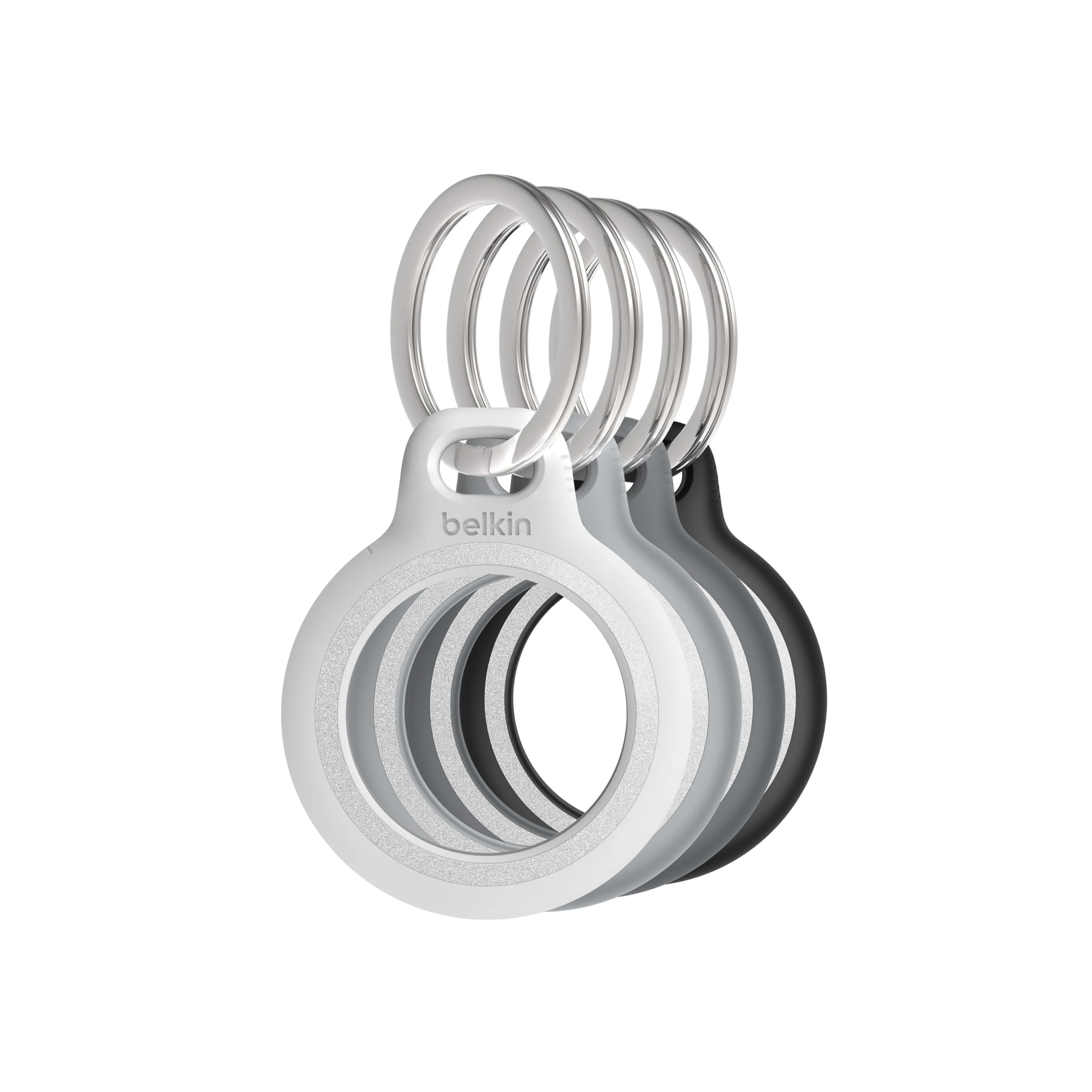 AirTag Accessory Belkin Secure Holder with Key Ring 1-pack , White , F8W973BTWHT - Image 3