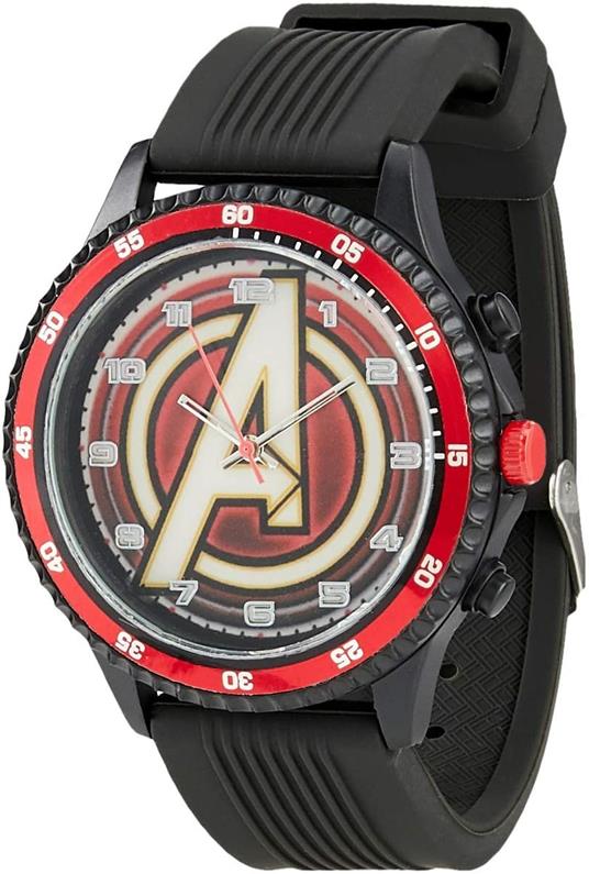 Analog Watch Marvel Avengers Silicone Strap Red - Image 3