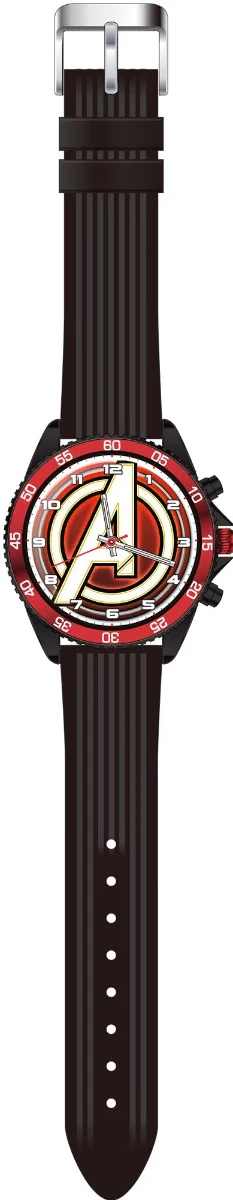 Analog Watch Marvel Avengers Silicone Strap Red - Image 5