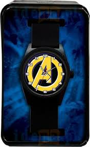 Analog Watch Marvel Avengers Silicone Strap Yellow - Image 2