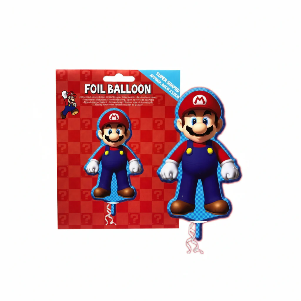 Balloon Mario Bros Nintendo Giant Foil Helium