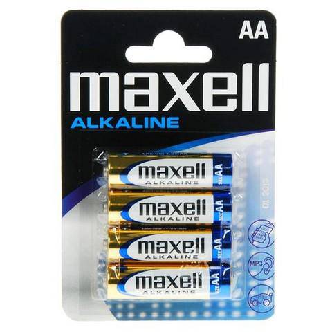 Batterie Maxell LR6 AA 1.5V Alkaline Blister Pack (4Pcs) Box 12 [16376]