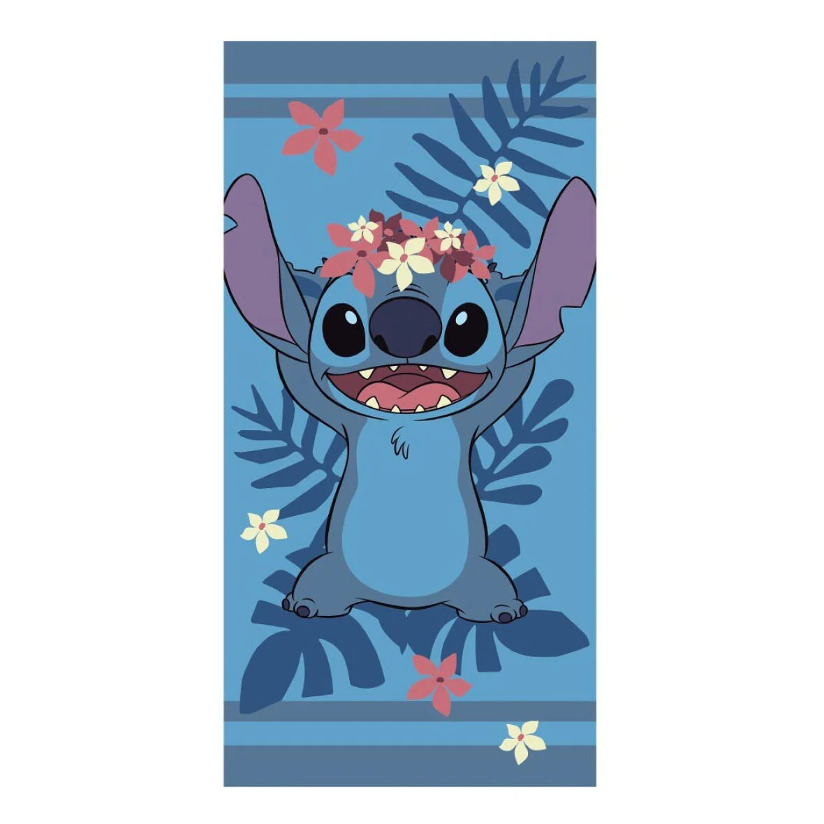 Beach Towel Disney Stitch Flowers