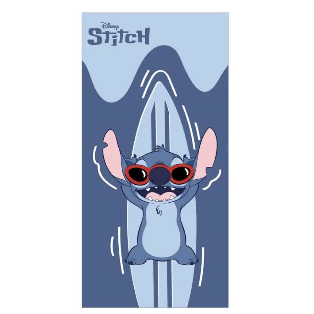 Beach Towel Disney Stitch Surf With Glasses