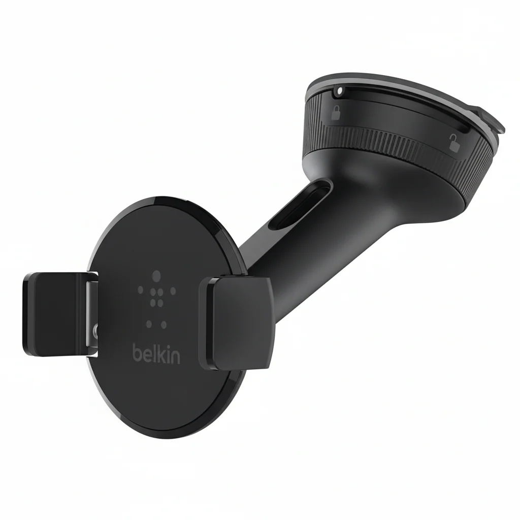 Belkin Universal Car Window Dash Mount for up to 6" Devices , Black , BEL-0053
