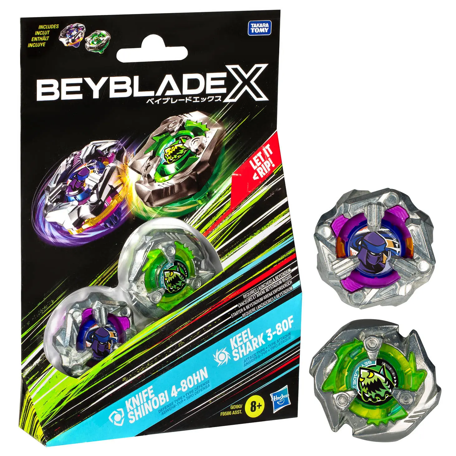 Beyblade X Beat Tyranno & Knife Shinobi - Image 2