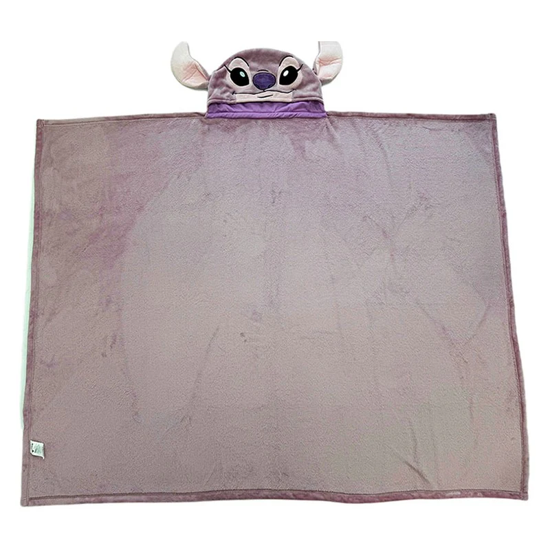 Blanket Disney Stitch Angel With Hood Coral - Image 3