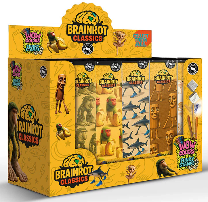 BRAINROT Classics Colors & Funky Stamps Tralalero Tralala - Image 2