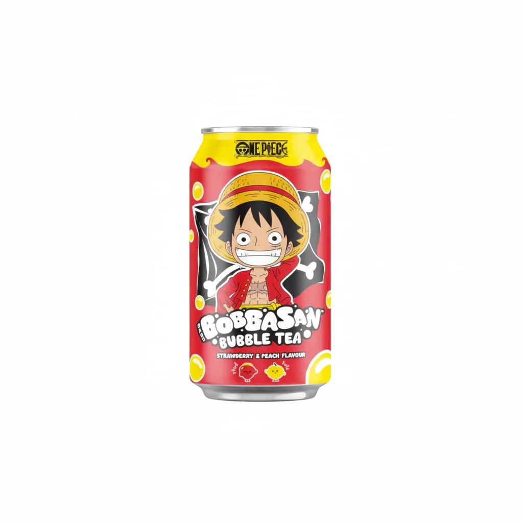 Bubble Ultra Ice Tea Can Tea Strawberry & Peach
