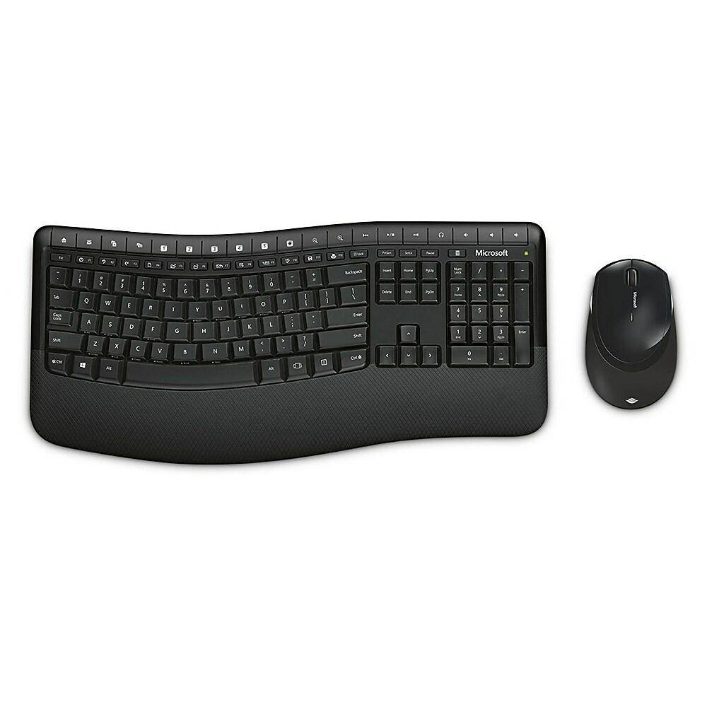 Bundle Microsoft Comfort 5050 , Wireless Keyboard and Mouse , Black , PP4-00008