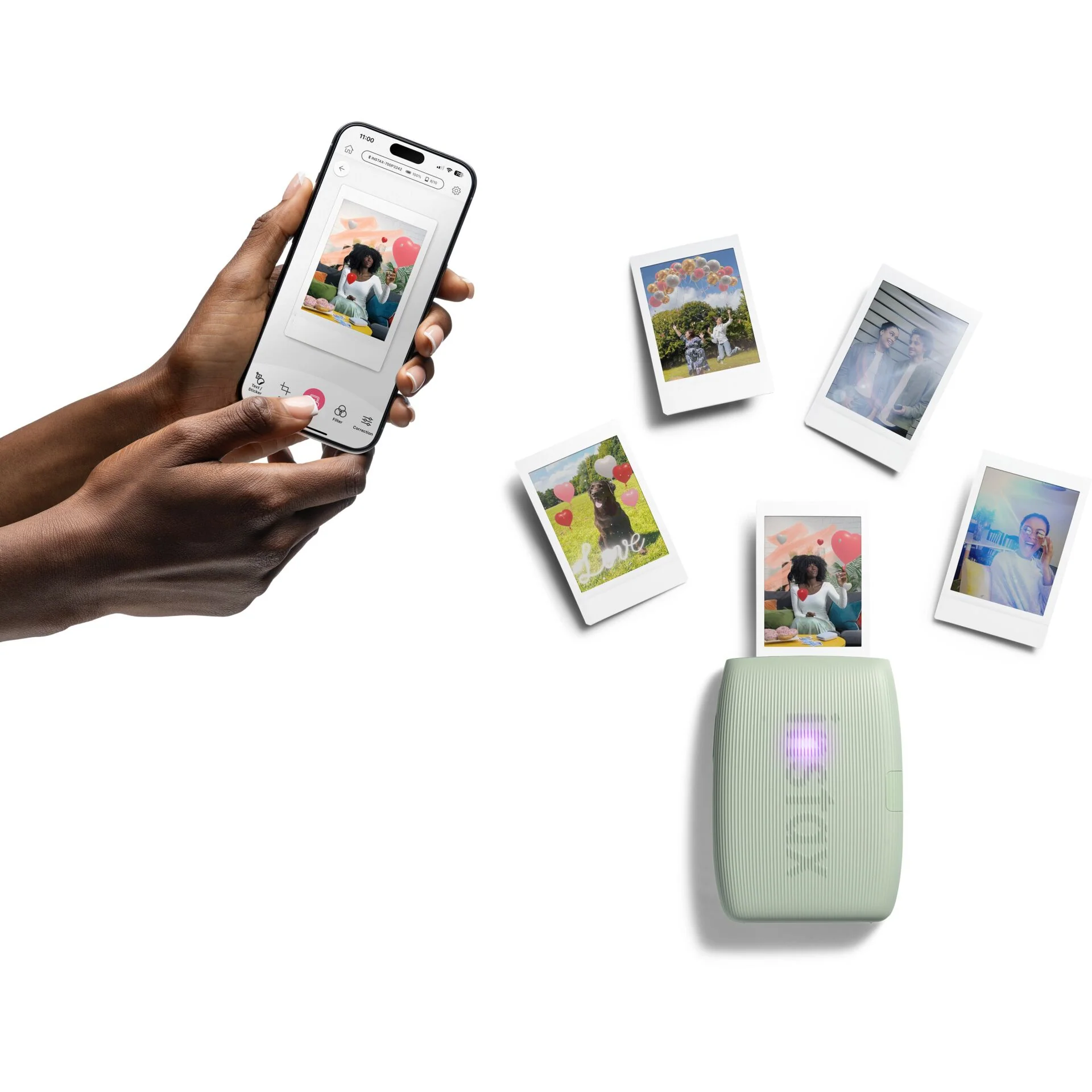Bundle Printer Fujifilm Instax Mini Link 3 Sage Green - Image 3
