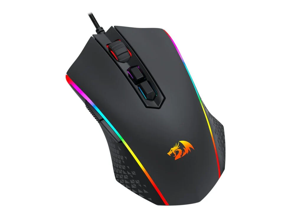 Bundle Redragon S107 2in1 Comblo Keyboard Membrane and Mouse 3.2K DPI Wired , Black , M601WL-BA - Image 6