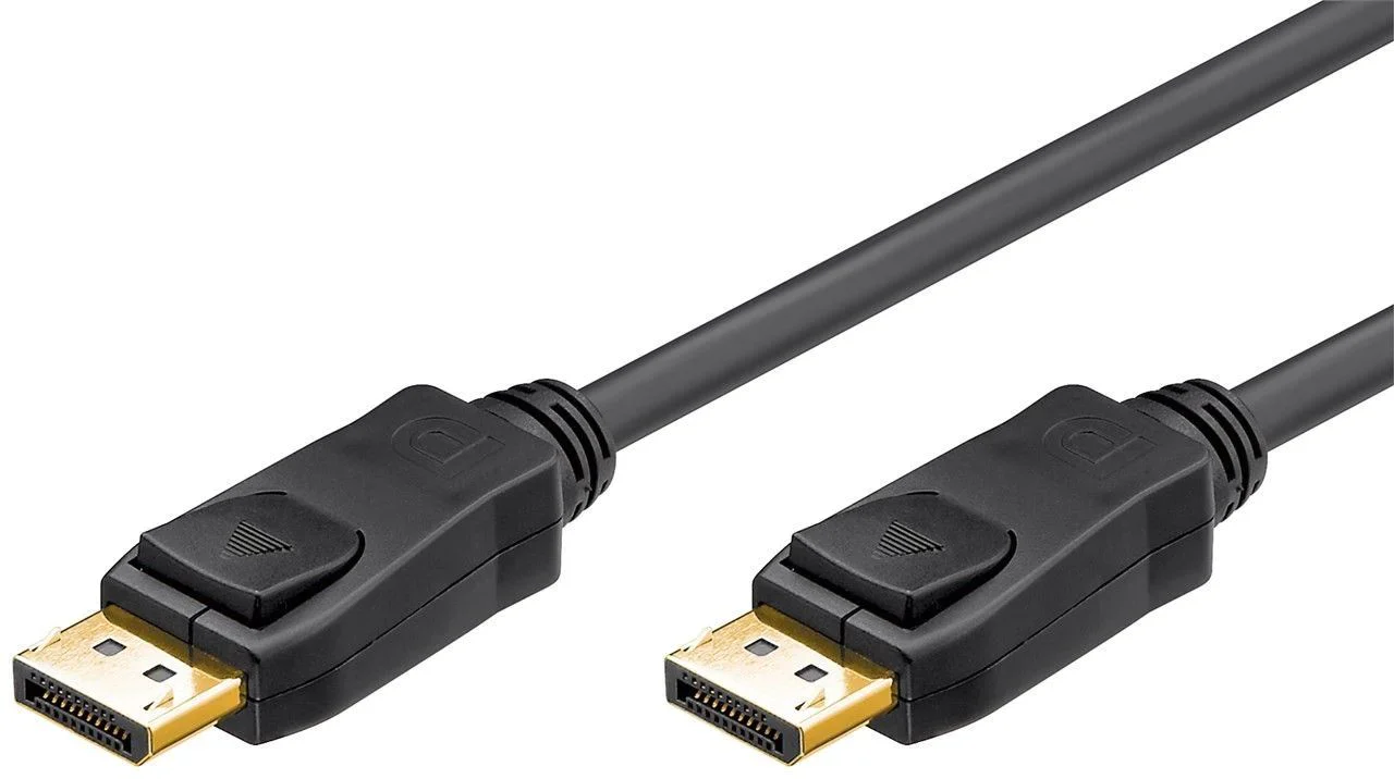 Cable 2m , DisplayPort 1.2 to DisplayPort 1.2 , 4K 60hz , Black , 77492