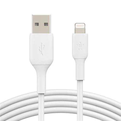Cable USB-A Belkin BoostCharge , USB-A to Lightning , 1m , White , CAA001BT1MWH - Image 4