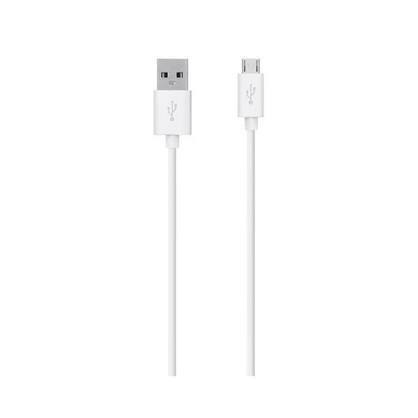 Cable USB-A Belkin Mixit ChargeSync , USB-A to Micro , 2m , White , F2CU012BT04-WHT - Image 2
