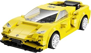 CaDA Bricks Yellow Evo Sports Car C51074W - Image 2