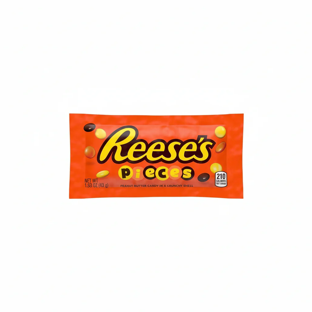 Candy Reese's Pieces Peanut Butter In A Crunchy Shell