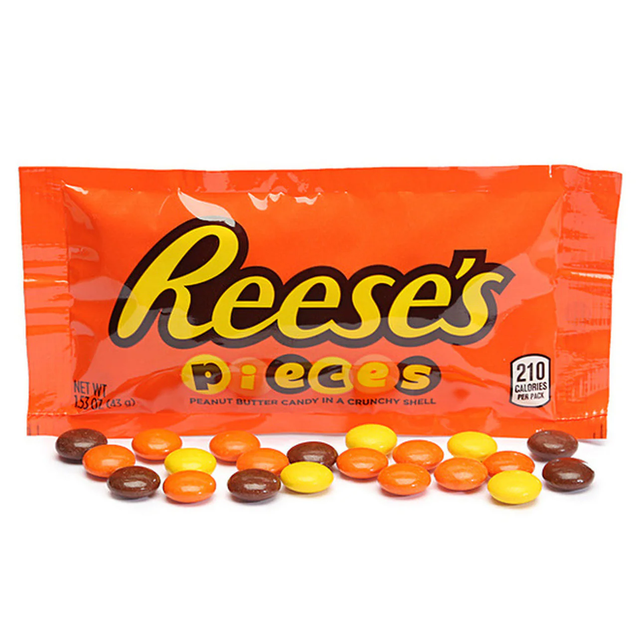 Candy Reese's Pieces Peanut Butter In A Crunchy Shell - Image 2