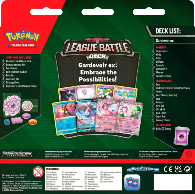 Card Pokémon Mazzo Lotte di Lega Gardevoir-Ex - Image 3