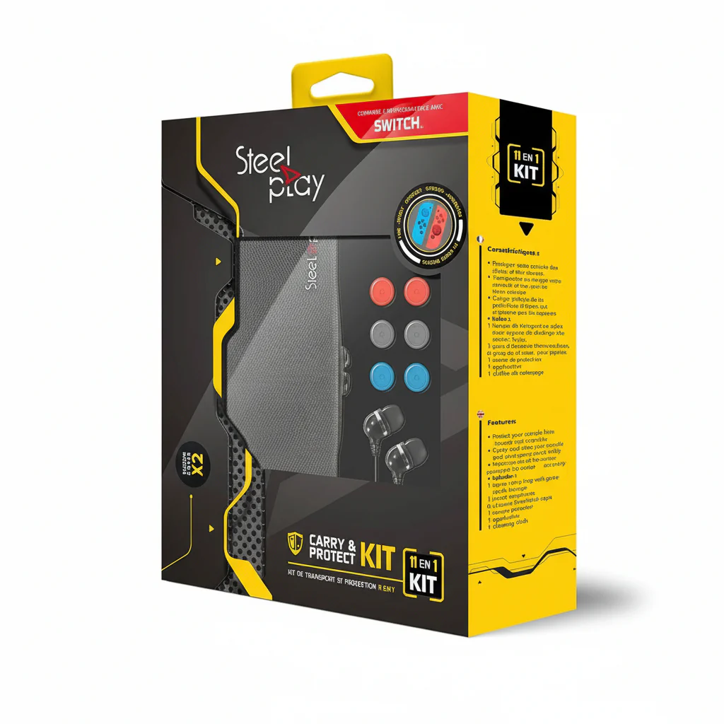 Carry & Protect Kit Nintendo Switch Steelplay 11in1