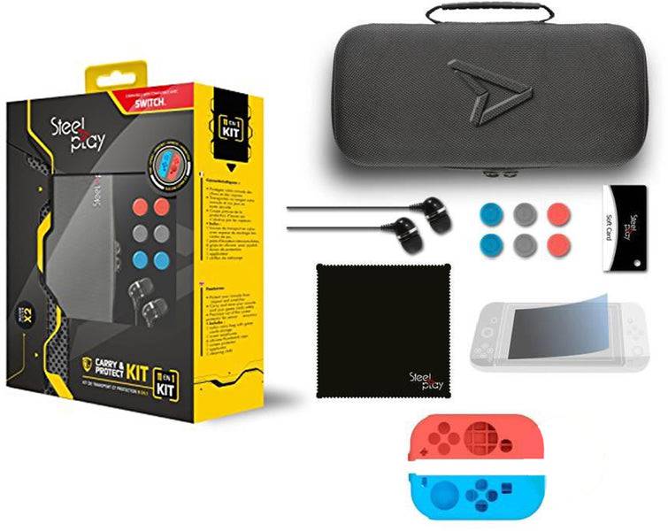 Carry & Protect Kit Nintendo Switch Steelplay 11in1 - Image 2