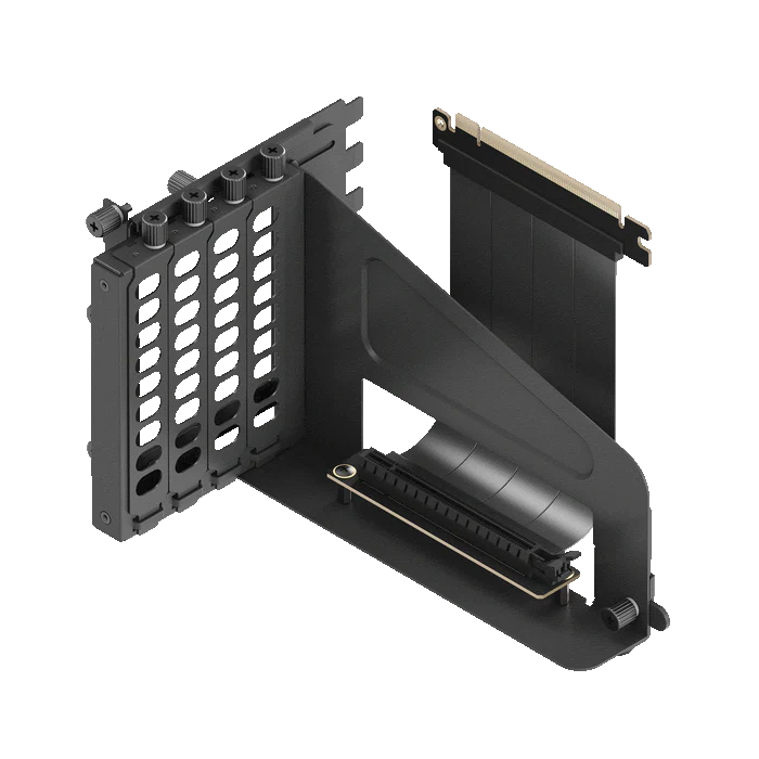 Case Accessory HAVN Universal Vertical GPU Kit , PCIe 5.0 riser cable 190mm, Black , HVN-AS-UVGPK-51