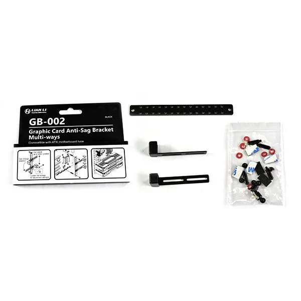 Case Accessory Lian Li GB-002 Graphic Card Anti-Sag Bracket GPU Holder , Black , G89.GB-002X.00 - Image 3