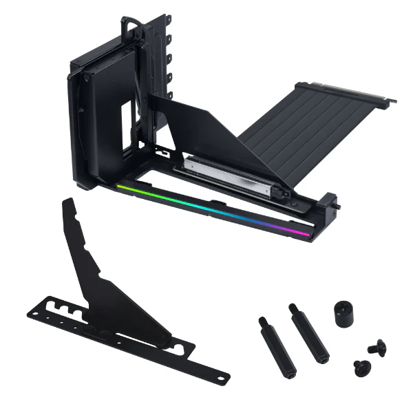 Case Accessory Lian Li Vertical GPU Kit V4 ARGB , PCIe 5.0 riser cable 200mm, Black G89.VG4-5-V4X.00 - Image 5