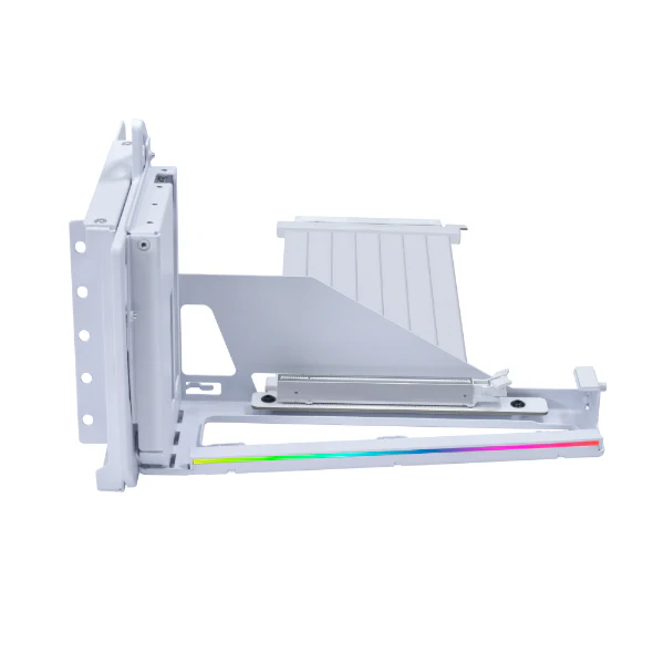 Case Accessory Lian Li Vertical GPU Kit V4 ARGB , PCIe 5.0 riser cable 200mm, White G89.VG4-5-V4W.00 - Image 2