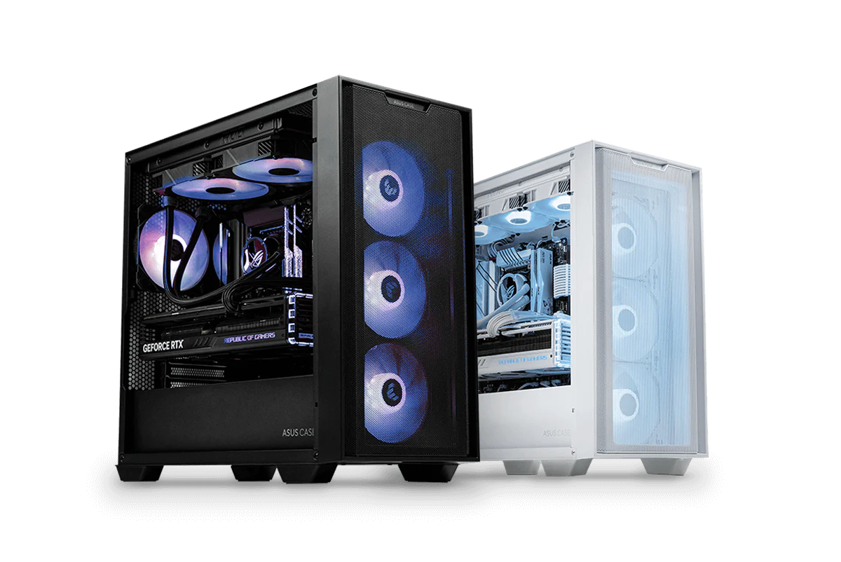 Case ASUS A21 PLUS ARGB , Micro ATX , Radiator 360Top , 4x Fans Included , White , 90DC00H3-B19000 - Image 5