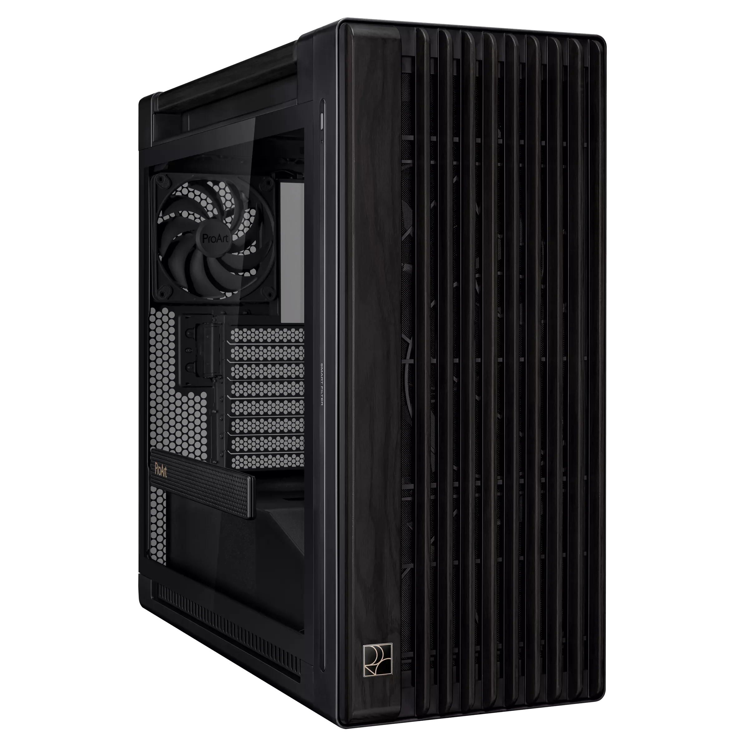 Case ASUS ProArt PA602 Wood Edition , ATX , up to 420mm Radiator Top , Black , 90DC00J0-B09010
