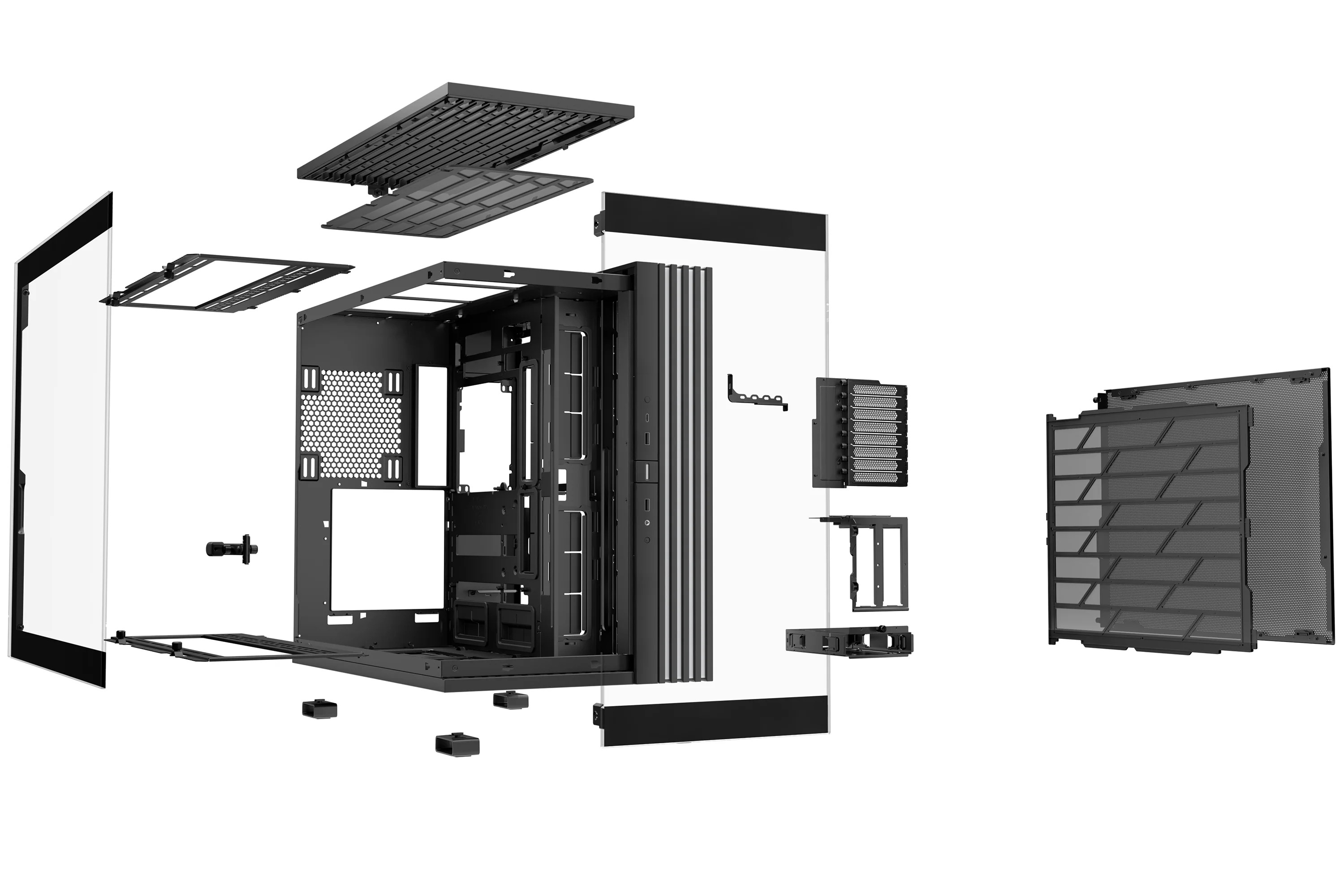Case be quiet! Light Base 900 DX ARGB , ATX , supported up to 420mm Radiator , Black , BGW69 - Image 4