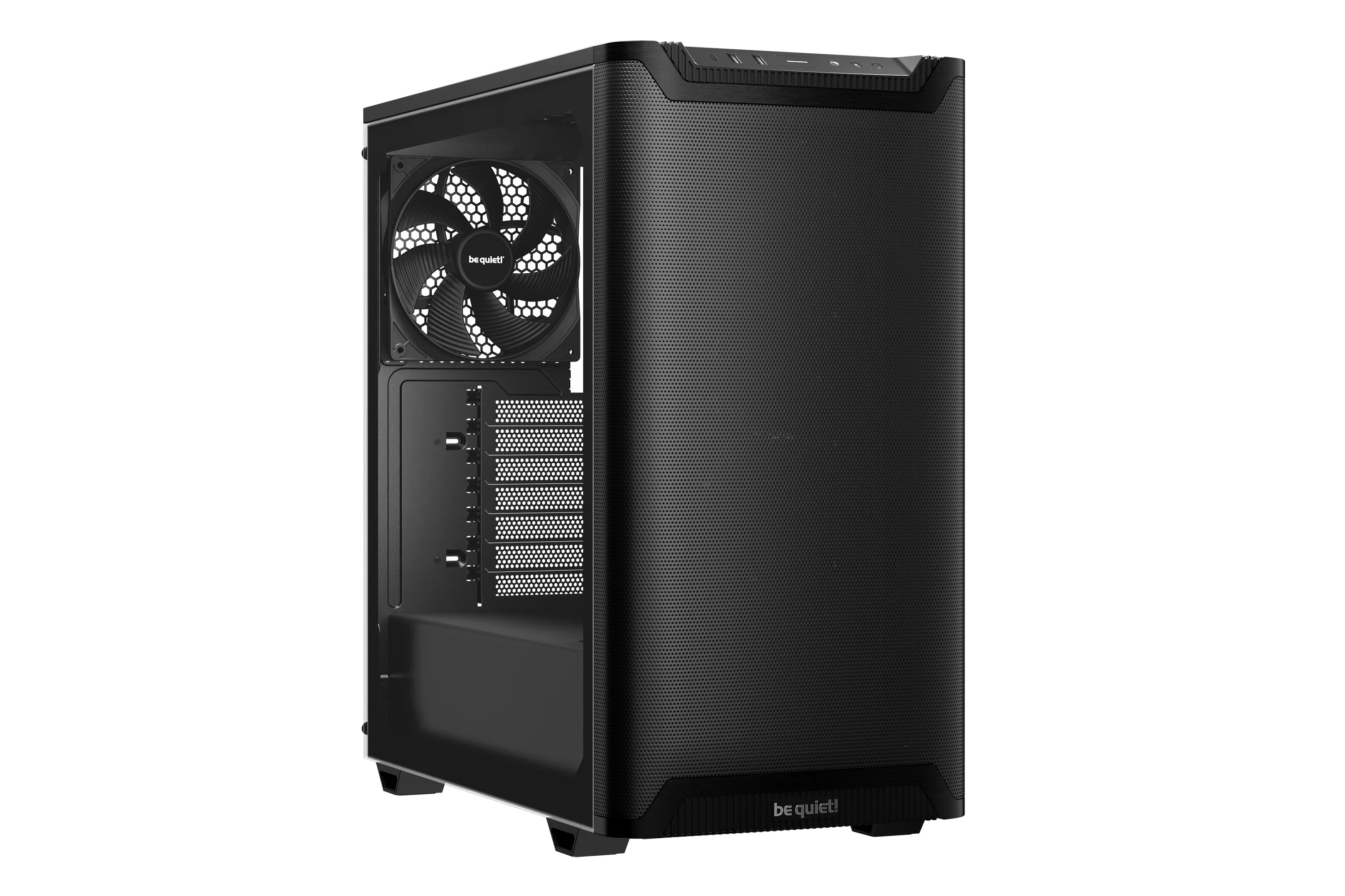 Case be quiet! PURE BASE 501 Airflow , ATX , 2x 140 Fans included , Radiator 240top, Black , BGW74