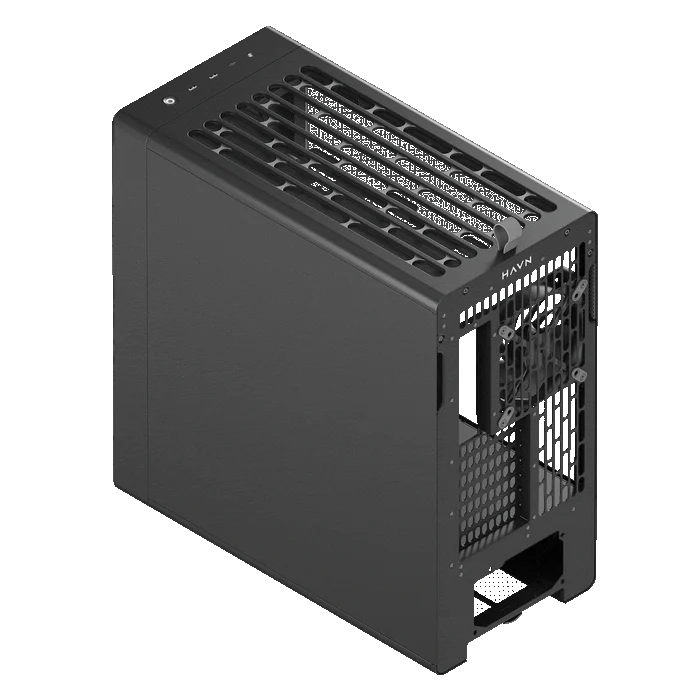 Case HAVN BF 360 Flow , ATX , Premium Mid Tower Case , 2x 180mm 1x 140mm , Black , HVN-CA-BF360-04 - Image 9