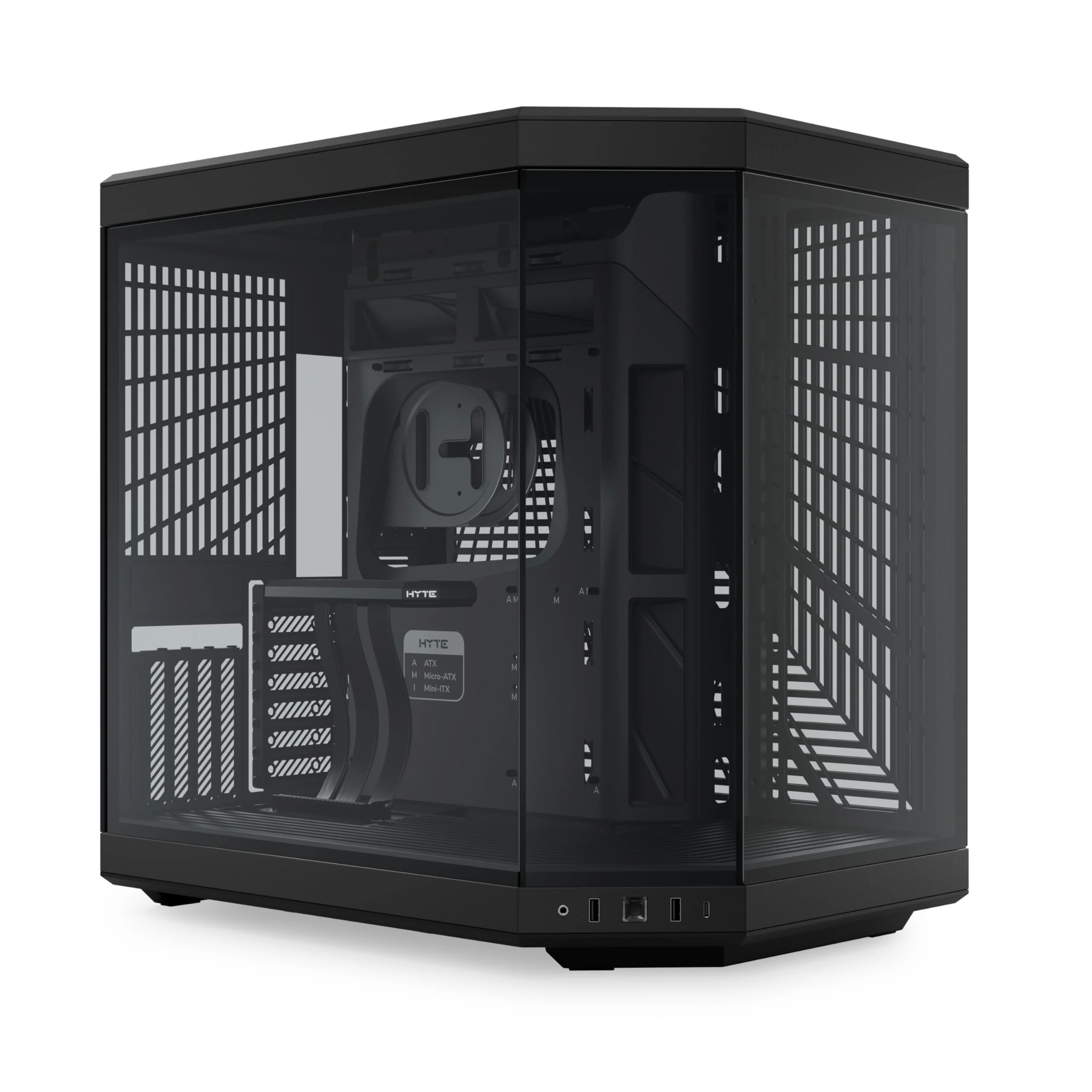 Case HYTE Y70 , ATX , up to 360mm Radiator Top/Side , Black , CS-HYTE-Y70-B