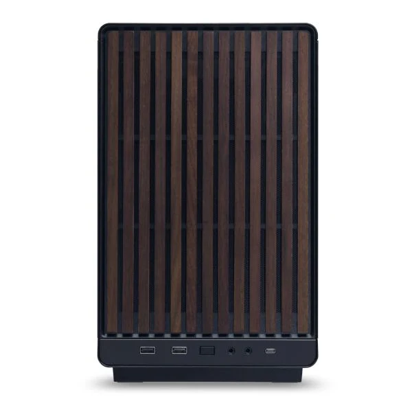 Case Lian Li DAN Case A3 Wood Edition , Micro ATX , ALL Mesh , Steel + Fabric , NO Fans Included , Designed by Daniel Hansen , Black/Wood , G99.A3X-WD.00 - Image 3