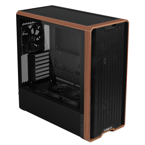 Case Lian LI Lancool 217 Wood Accent, E-ATX , up to Radiator 360mm, 5x Fans , Black , G99.LAN217X.00 - Image 2