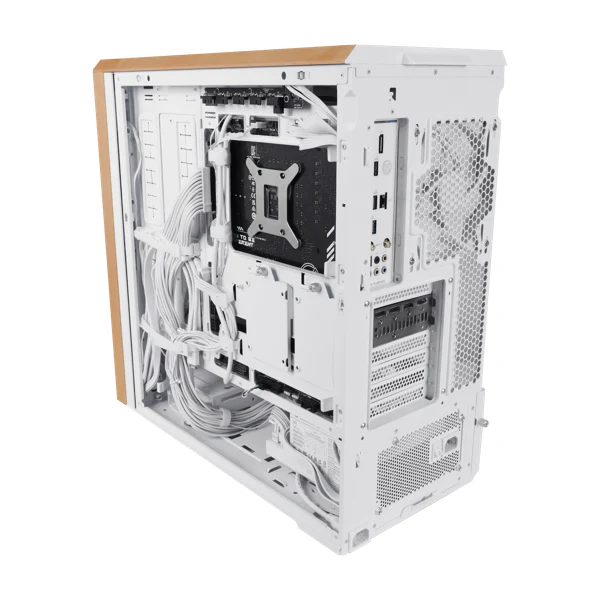 Case Lian LI Lancool 217 Wood Accent, E-ATX , up to Radiator 360mm, 5x Fans , White , G99.LAN217W.00 - Image 5