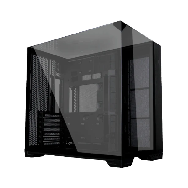 Case Lian Li O11 Vision Compact , up to EATX , Columnless , NO Fans Included , up to 360mm Radiator support , Black , G99.O11VPX.00