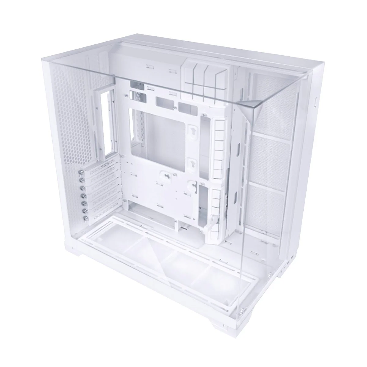 Case Lian Li O11 Vision Compact , up to EATX , Columnless , NO Fans Included , up to 360mm Radiator support , White , G99.O11VPW.00 - Image 2
