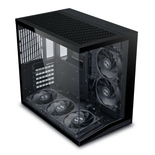 Case Lian Li O11D Mini V2 FLOW , ATX , 5x 120mm , Black , G99.O11DMIV2FX.00 - Image 2