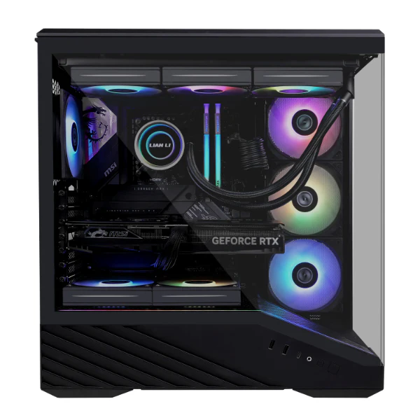 Case Lian Li Vector V100 , ATX , ARGB Strip 4x 120mm , Black , G99.V100RX.01 - Image 5