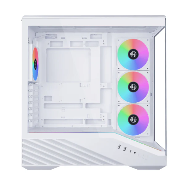 Case Lian Li Vector V100 , ATX , ARGB Strip 4x 120mm , White , G99.V100RW.01 - Image 2